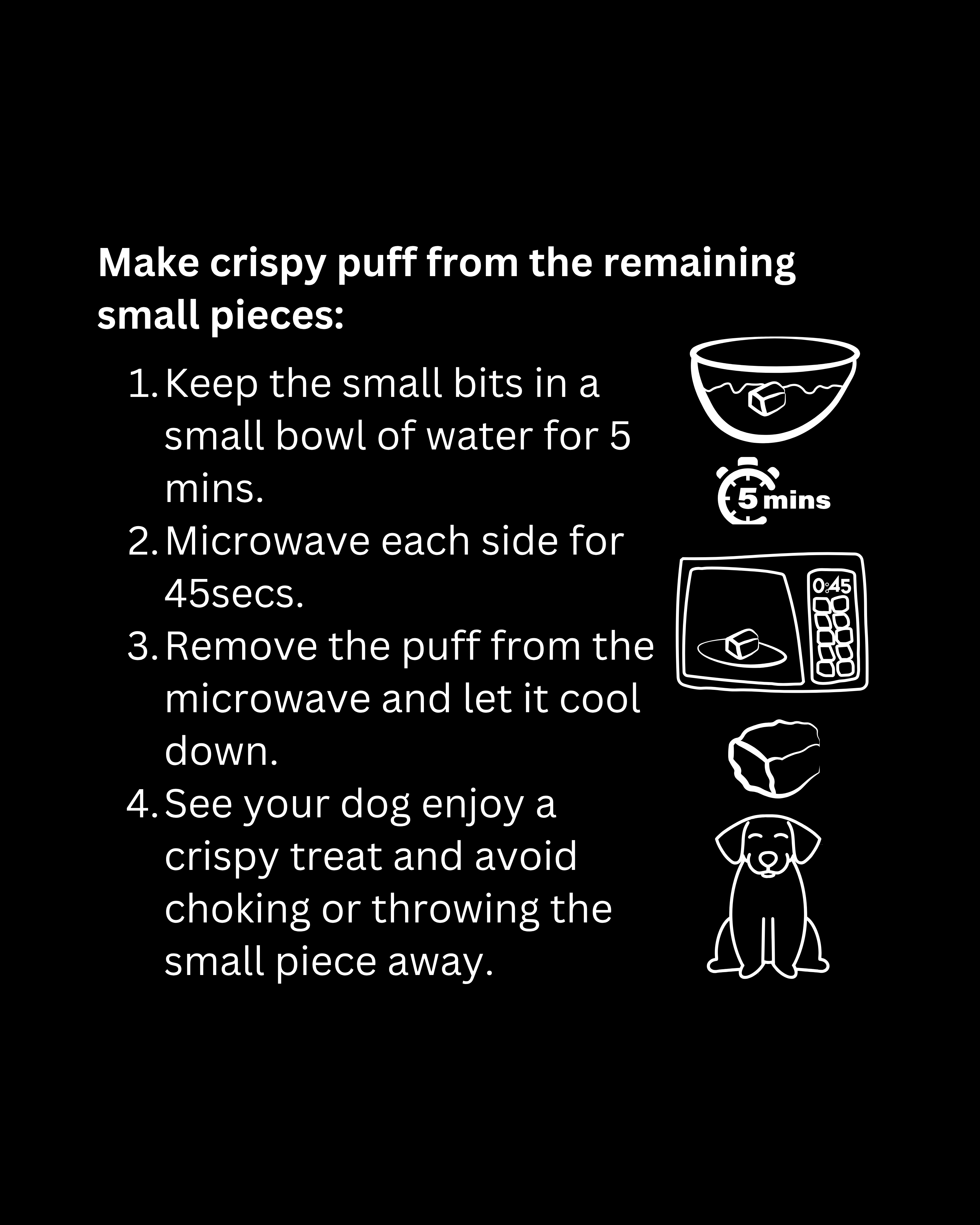 Make Yakchew-Puff | Microwave | Lickies Pet Munchies