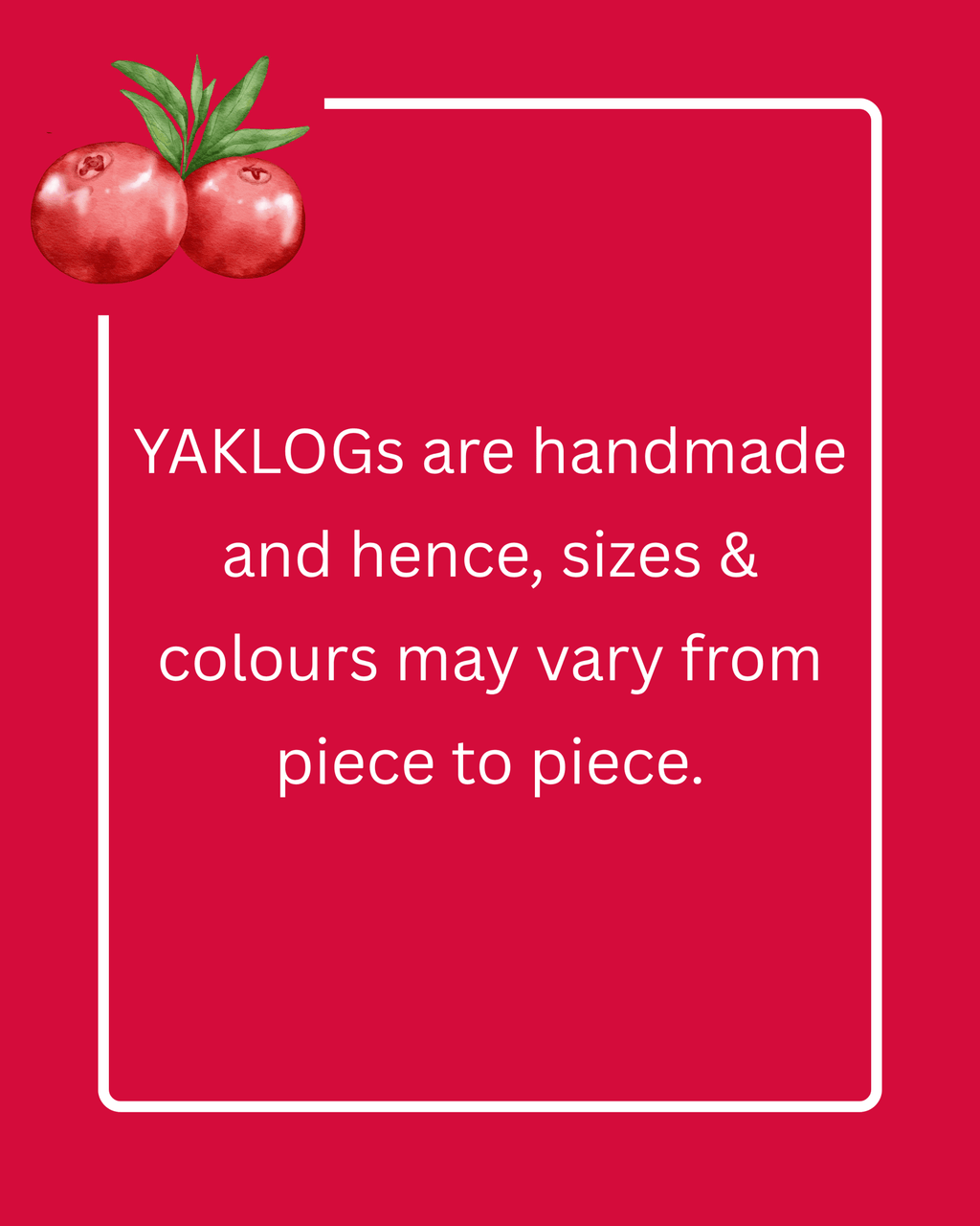 YAKLOG | Cranberry Flavor - Lickies Pet Munchies